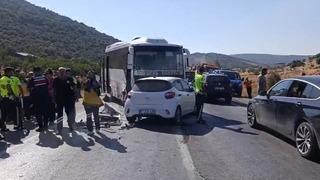 Gaziantep'te 3 aracın karıştığı zincirleme kaza: 1 ölü, 3 yaralı