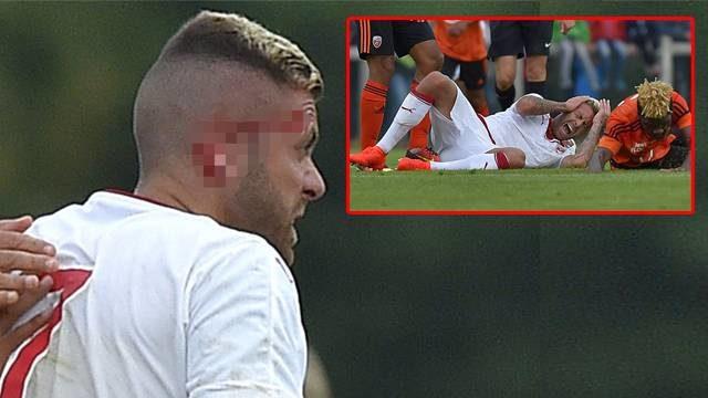 Jeremy Menez'in ilk maçta kulağı koptu!