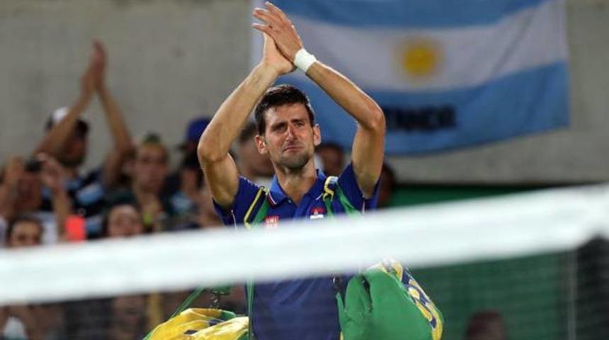 Djokovic Rio'ya g&ouml;zyaşları ile veda