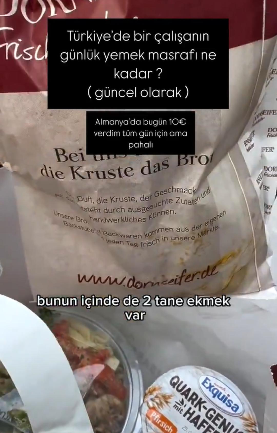 Almanya dan 10 euroya aldı: Pahalılığına isyan etti! "Türkiye de bir salata yemek istesem..." 2