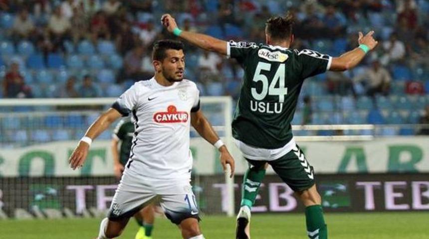 &Ccedil;aykur Rizespor 1 - 1 Atiker Konyaspor