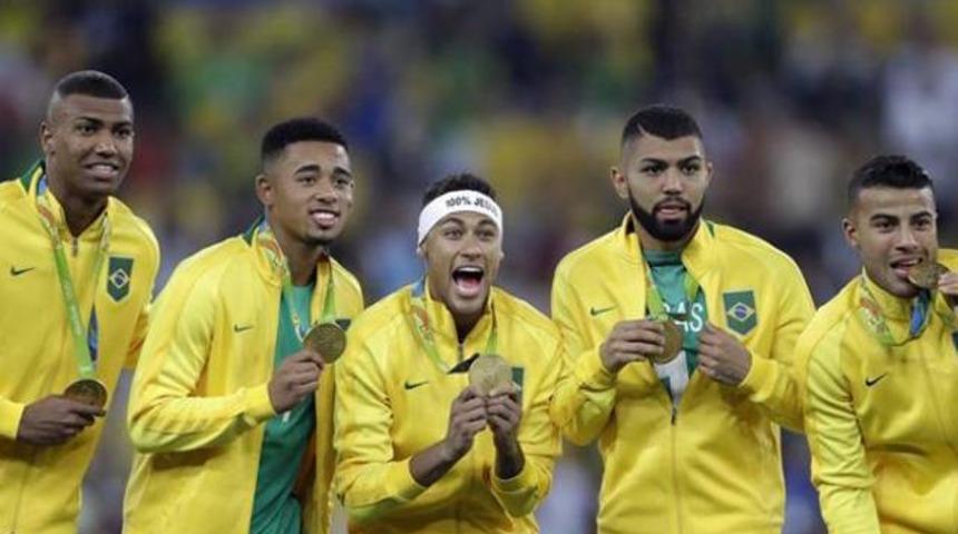 Rio'da altın madalya Brezilya'nın