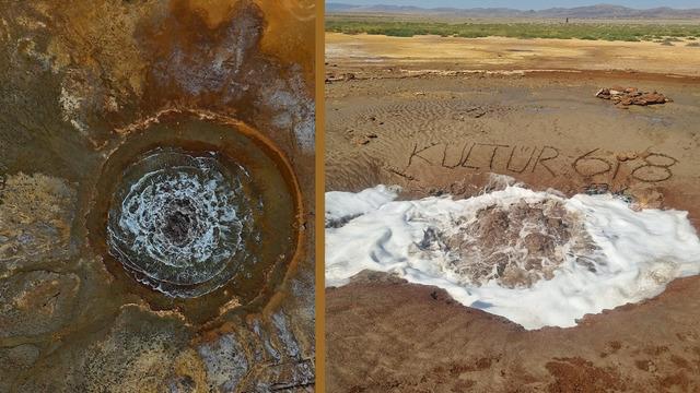 Türkiye'de ilk ve tek soğuk su gayzeri! Tuz Gölü havzasında sıra dışı doğa olayı: 1 yıldır su fışkırıp, kayboluyor!