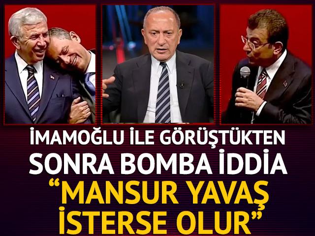 Mansur Yavaş isterse olur