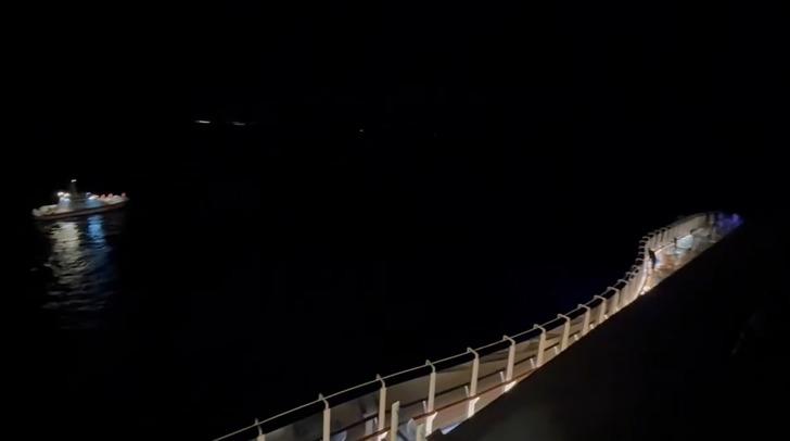 Dev gemiden aşağıya düştü! Geri dönüp aramaya başladılar: Tekirdağ'da korku dolu gece... G1