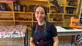 Çıraklıktan ustalığa... Isparta'lı kadın deri sanatında ilham kaynağı oldu: Pes etmeyin, çabalayın, var olun