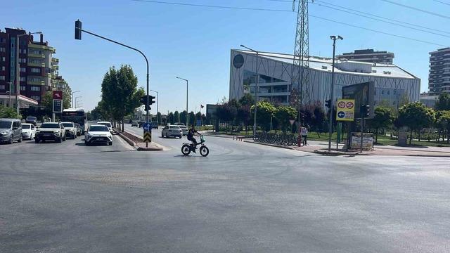 Konya’da kaza anları kameraya yansıdı 2