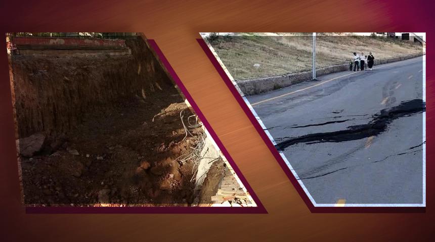 İspir'de heyelan korkusu! 70 daire boşaltıldı... Sismik inceleme başlatıldı