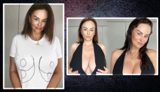 Ünlü model sağlığı için göğüslerini küçülttü! Aynı elbiseyi giyip before-after yaptı