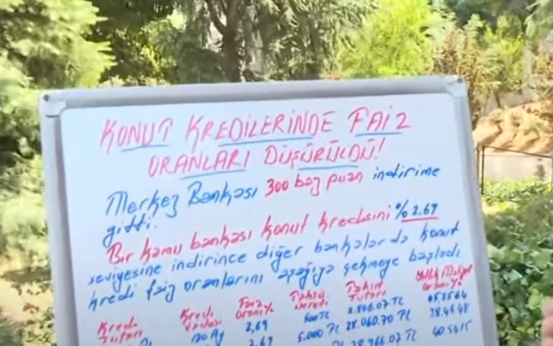  Almak isteyen çekinmesin alsın  Konut kredisinde  faiz  detayını verdi!  Büyük avantaj  1