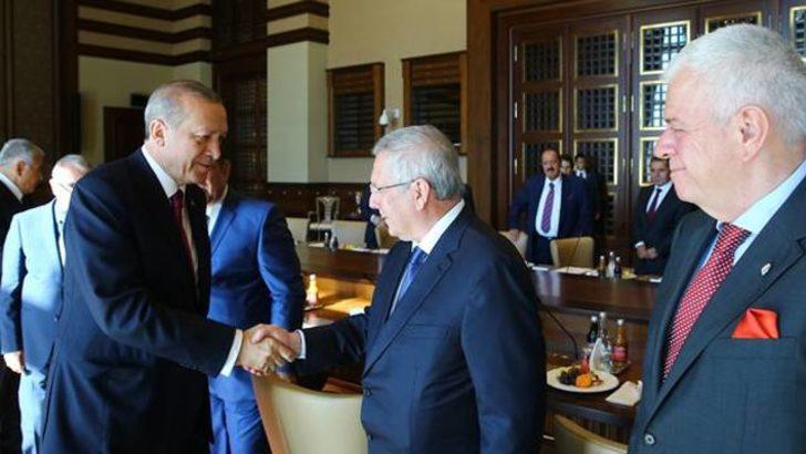 Cumhurbaşkanı Erdoğan Kulüpler Birliği Heyeti'ni kabul etti