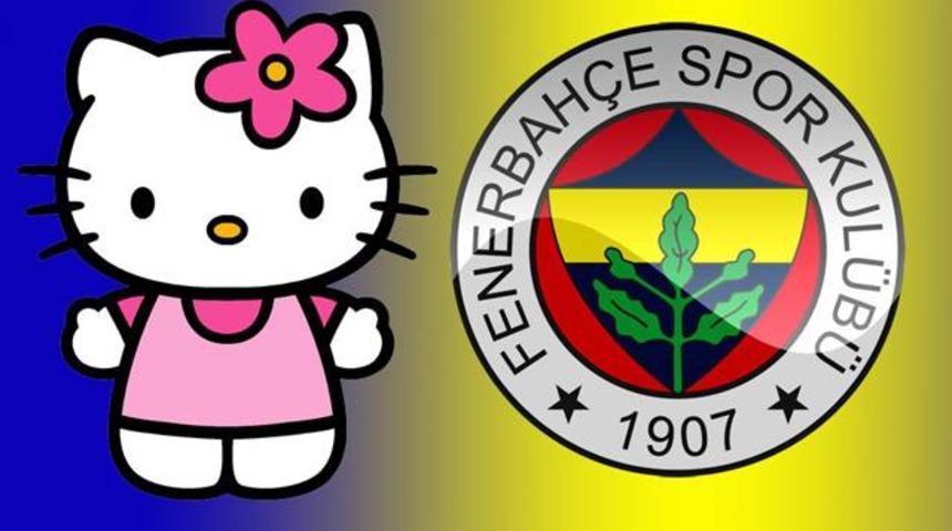 Fenerbah&ccedil;e Hello Kitty ile anlaştı, sosyal medya yıkıldı