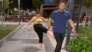 Ortalığı birbirine kattı! Tecavüz ediyorlar diye çığlık attı, yardıma gelenleri darbetti