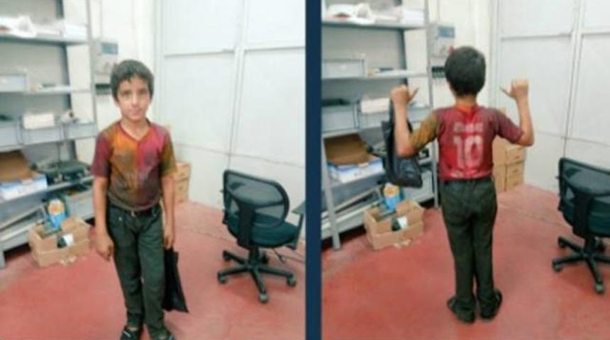 Galatasaray'dan Suriyeli &ccedil;ocuğa jest