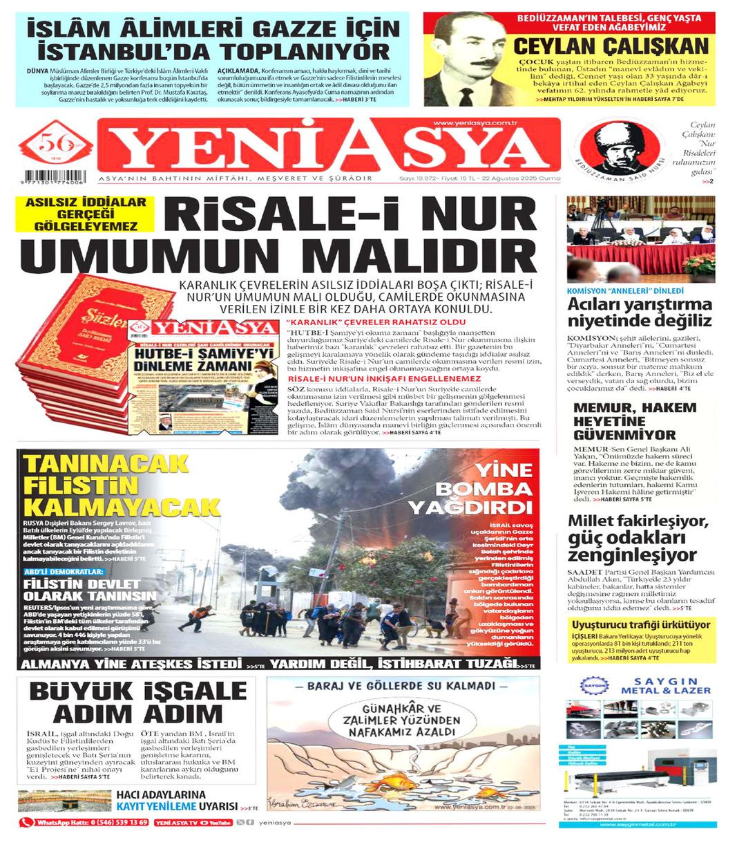 Yeni Asya Gazetesi