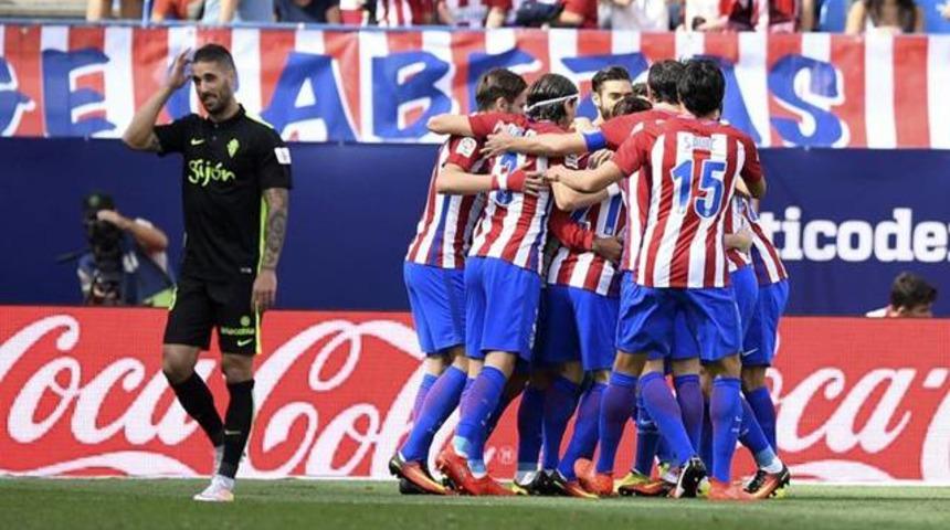 Atletico Madrid 5 - 0 Sporting Gijon