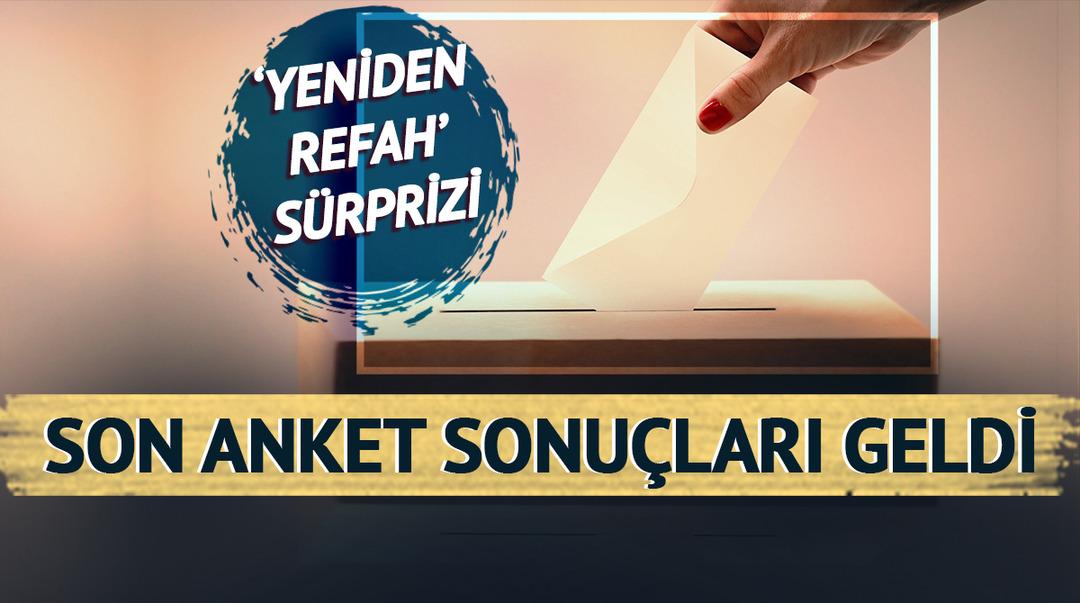 10 ilden sadece birinde birinci parti değişti! Son anket sonu&ccedil;ları geldi: 'Yeniden Refah' s&uuml;rprizi