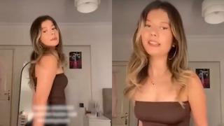 Aldığı eteği giyince şaştı kaldı! Arkamı dönemiyorum diyerek isyan etti