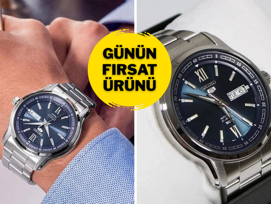 Her erkeğin böyle bir saati olmalı! Seiko'nun klasik modeli indirimde