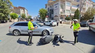 Karaman'da otomobille motosiklet çarpıştı: 1 yaralı