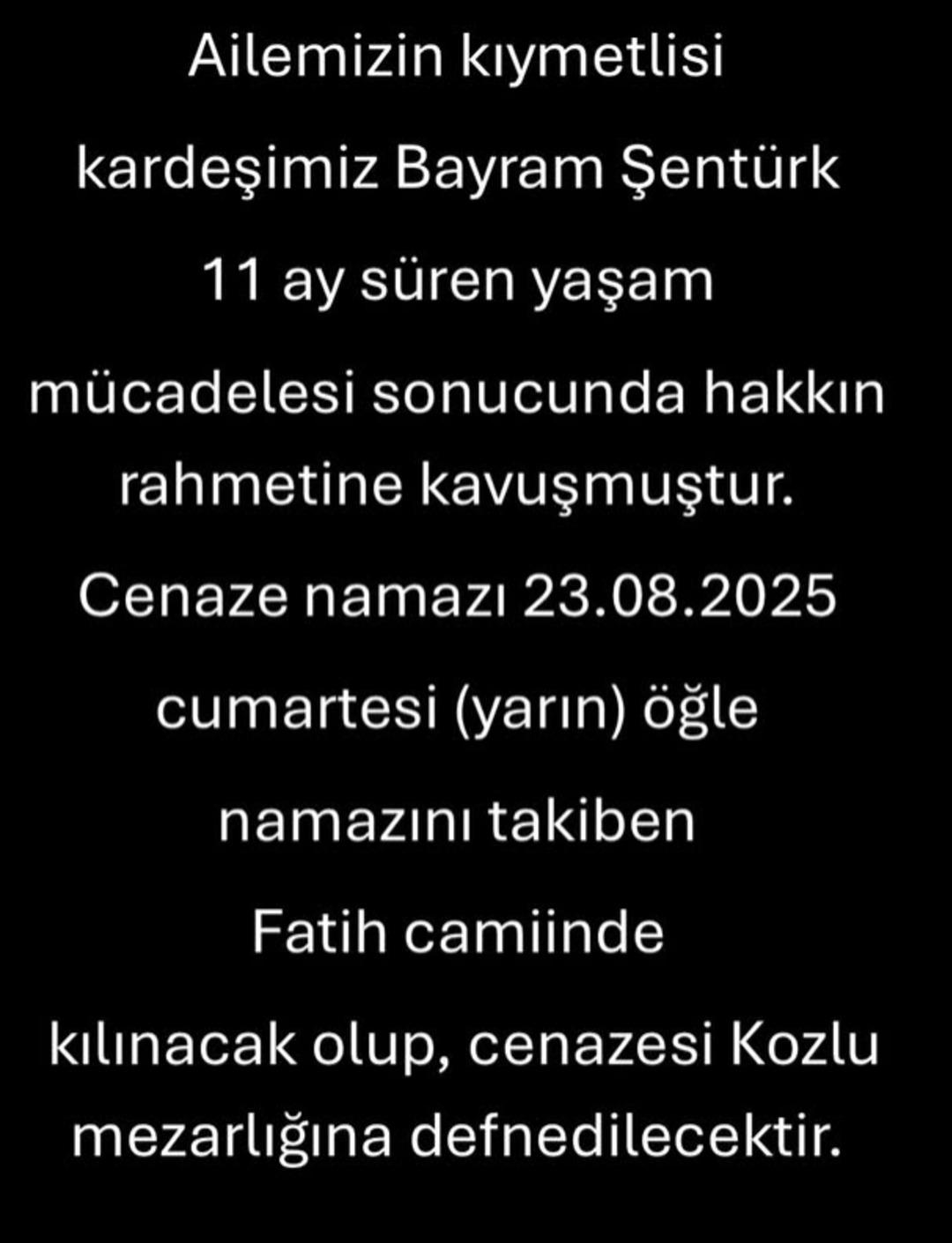 11 ay mücadele etti! Metin Şentürk kardeşi için dua istemişti! Acı haber geldi 2