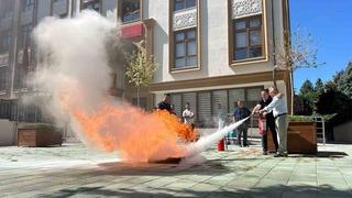 İl Müftülüğü’nde afet ve yangın farkındalık eğitimi