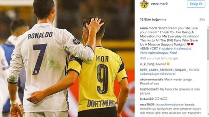 Emre Mor Ronaldo'ya mesaj yolladı 