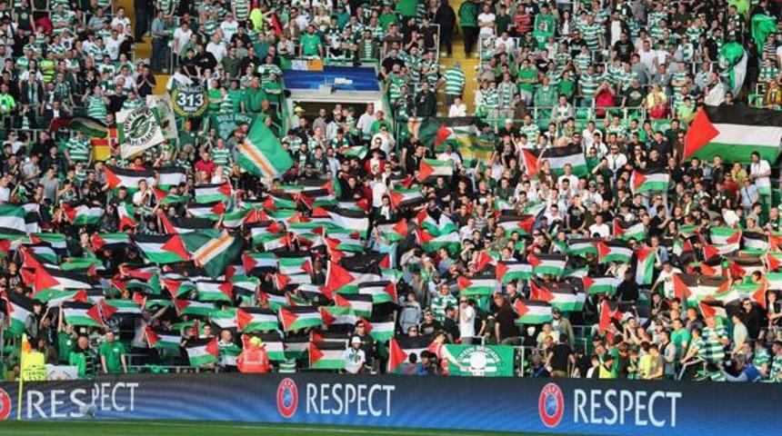 UEFA'dan Celtic'e Filistin bayrağı cezası