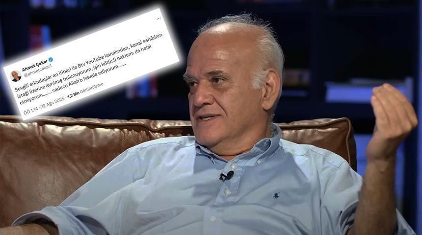 Ahmet Çakar BTV'den istifa etti! Ardından isyan etti... “Hakkımı helal etmiyorum’’