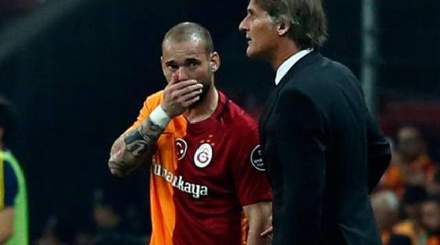 Galatasaray'da tek sorun Sneijder