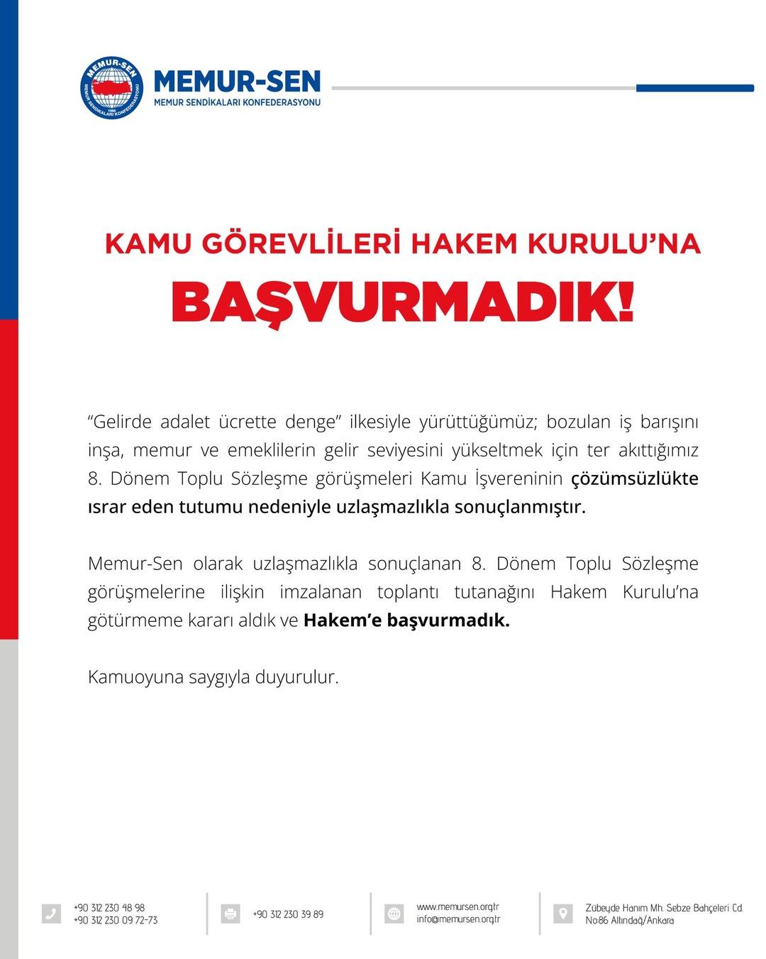 Son dakika | Milyonlarca memur ve emeklisini ilgilendiriyor: Bir ilk yaşanabilir! Memur-Sen den Hakem Heyeti kararı 3