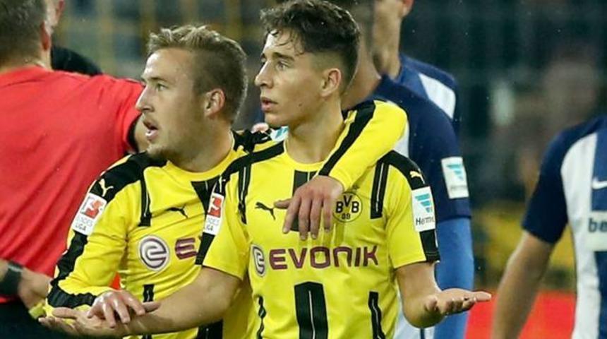 Emre Mor kırmızı kartla oyundan atıldı