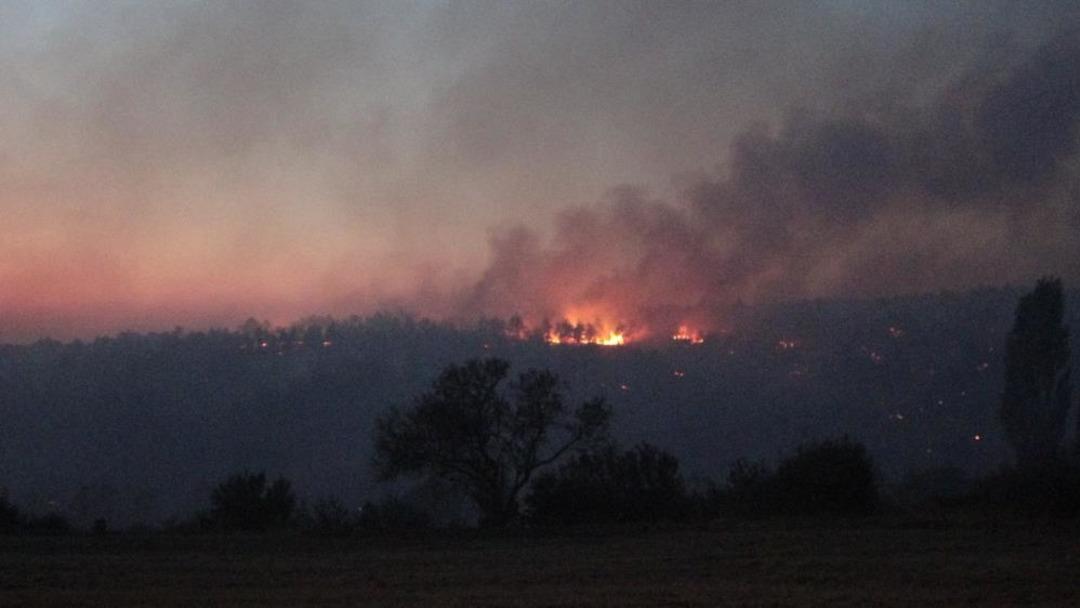 Çanakkale’deki orman yangınına karadan müdahale devam ediyor 6