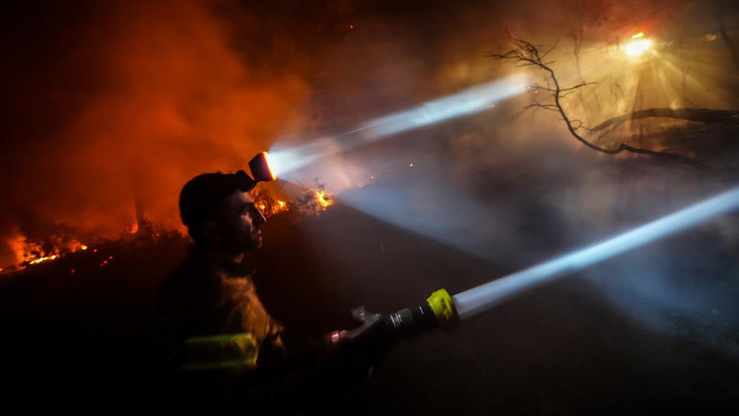 Çanakkale’deki orman yangınına karadan müdahale devam ediyor 7