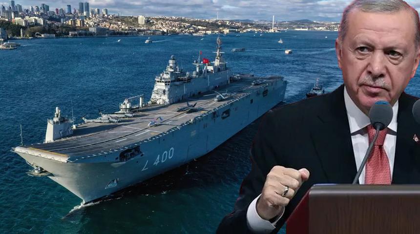 Cumhurbaşkanı Erdoğan’dan TCG Anadolu’da "Zafer Yolculuğu" mesajı