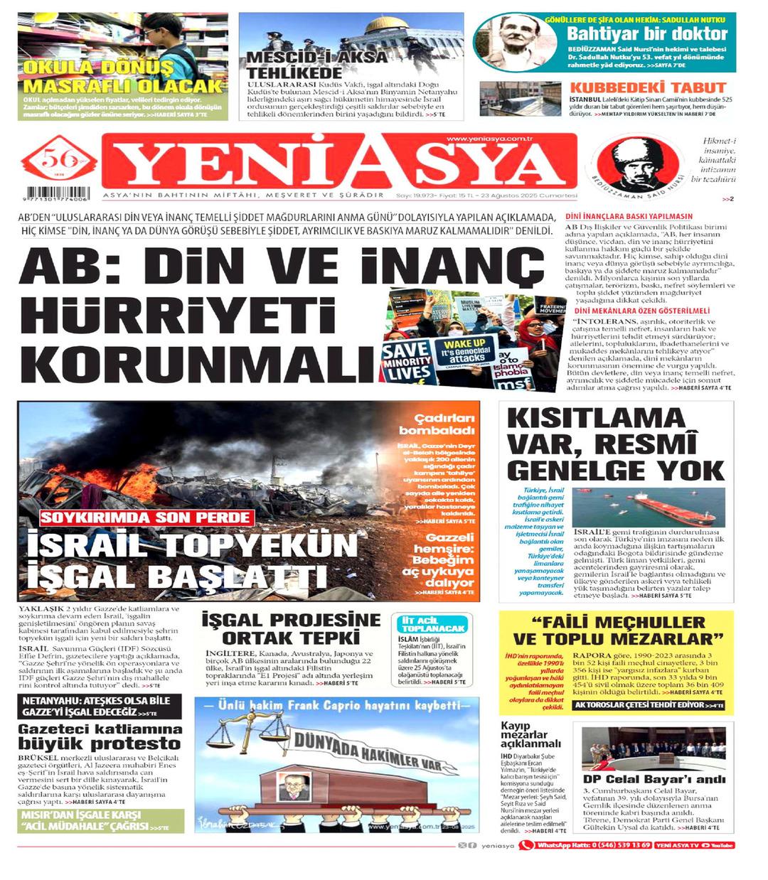 Yeni Asya Gazetesi