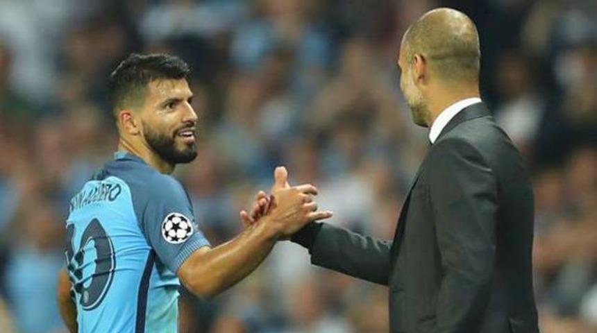 Guardiola&rsquo;dan Aguero&rsquo;ya destek