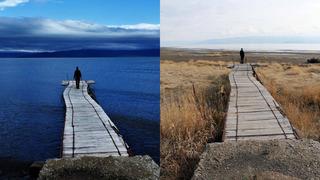 Türkiye'nin benzersiz gölünü kuru otlar sardı! İskele artık boş araziye bakıyor: Van Gölü'nde korkulan oldu