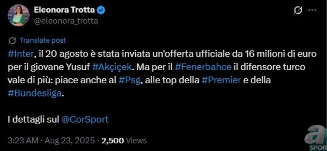 Fenerbahçe nin yıldızı Yusuf Akçiçek e Avrupa devlerinden kanca! 2