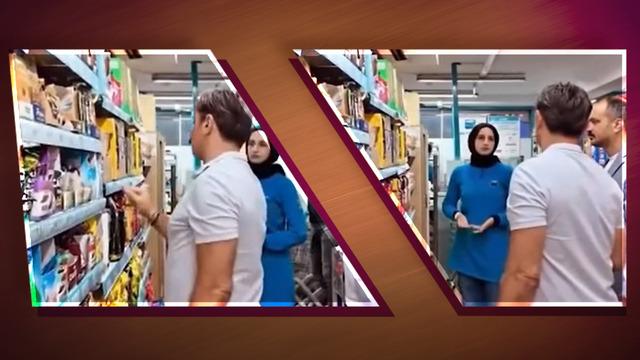 İlginç anlar: Market çalışanı Belediye Başkanı Bahadır'ın sorusu sonrası dondu kaldı!