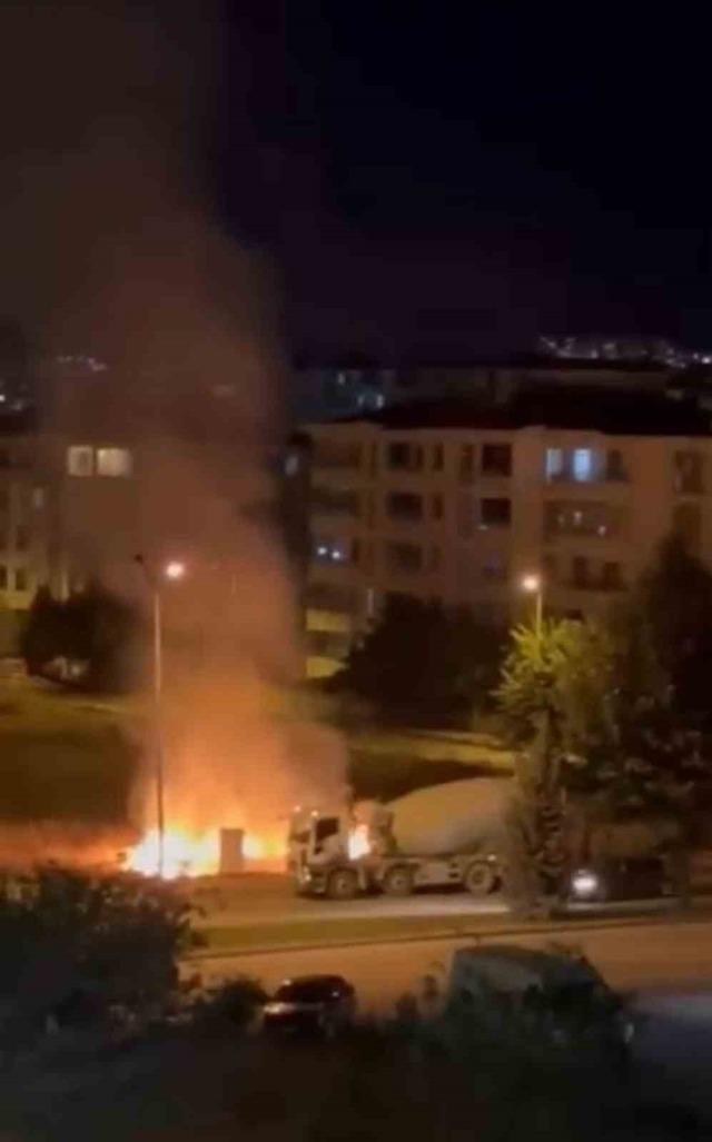 Elazığ’da çıkan yangın söndürüldü 1