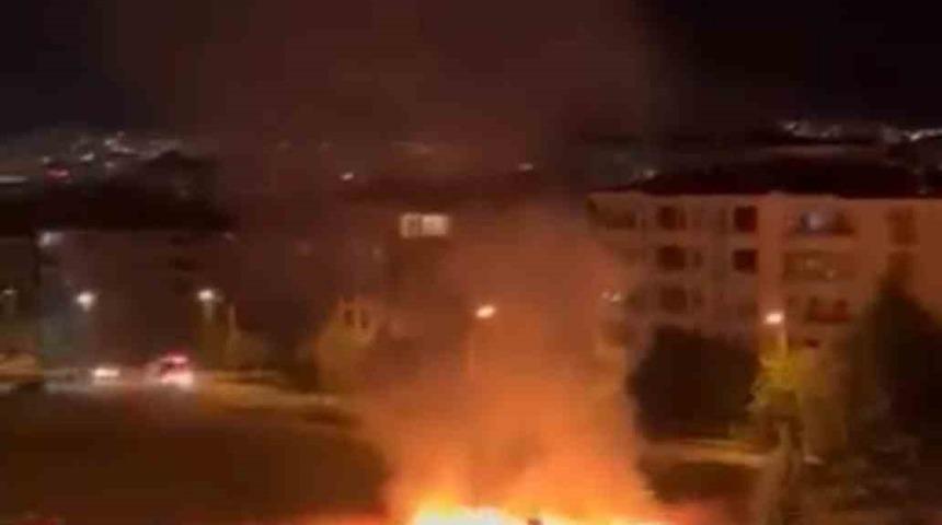 Elazığ’da çıkan yangın söndürüldü