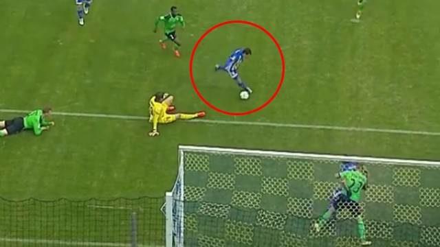 Georgi Merebashvili öyle bir gol kaçırdı ki...