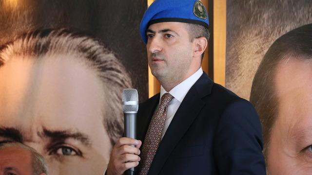 Komando beresiyle törene katıldı! Terörsüz Türkiye, devletimizin kadife eldivenidir