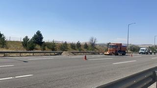 Ankara’da metenol yüklü tanker kaza yaptı: Yol bir süre trafiğe kapandı