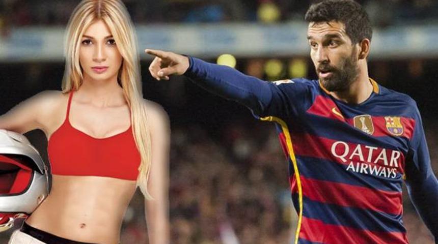 Arda Turan, Simin Bı&ccedil;akcıoğlu'nu kutladı