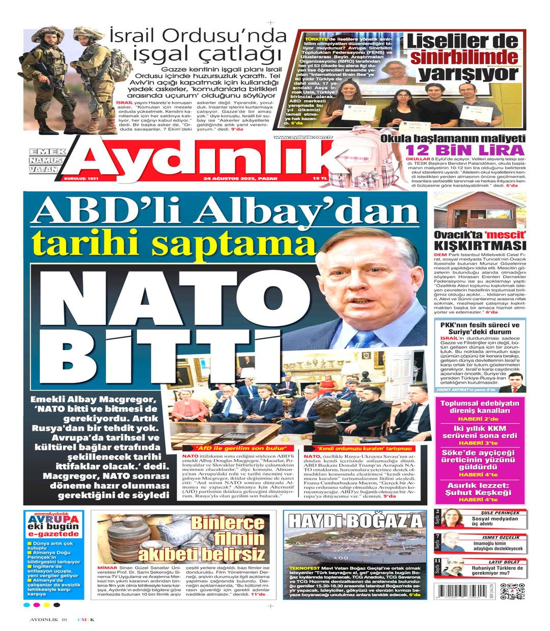 Aydınlık Gazetesi