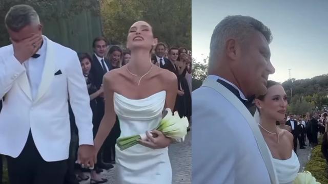 Sadettin Saran kızı Lal Saran'ı evlendirdi! Gözyaşlarına hakim olamadı