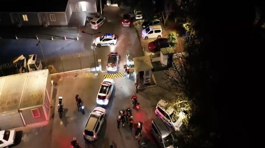 Sarıyer'de polisten sokaklarda 'şok' denetim