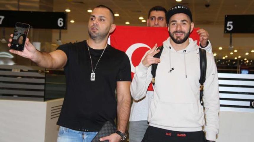 Karim Benzema, İstanbul'a geldi